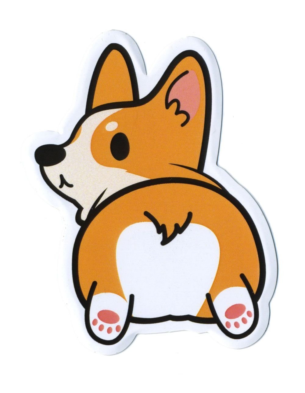 Наклейки Королевский корги