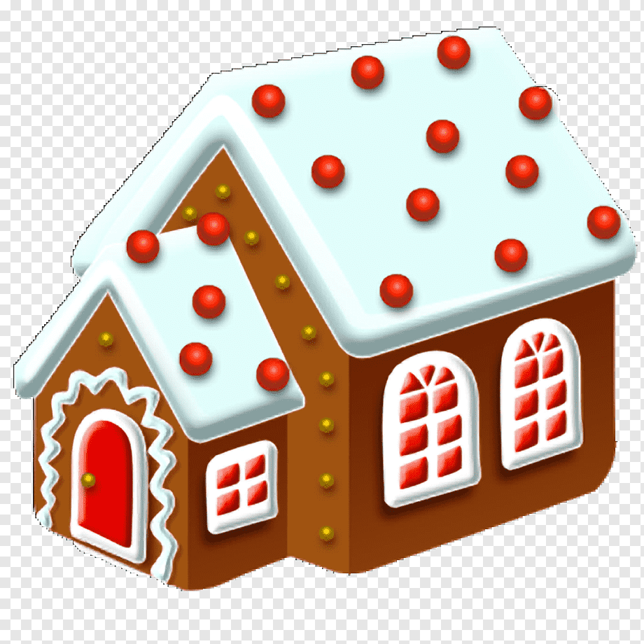 Пряничный домик без фона