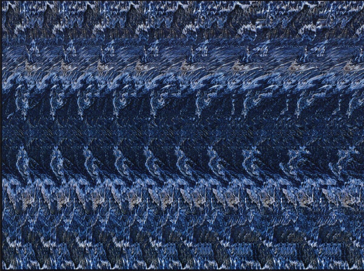 Стереограмма тигр