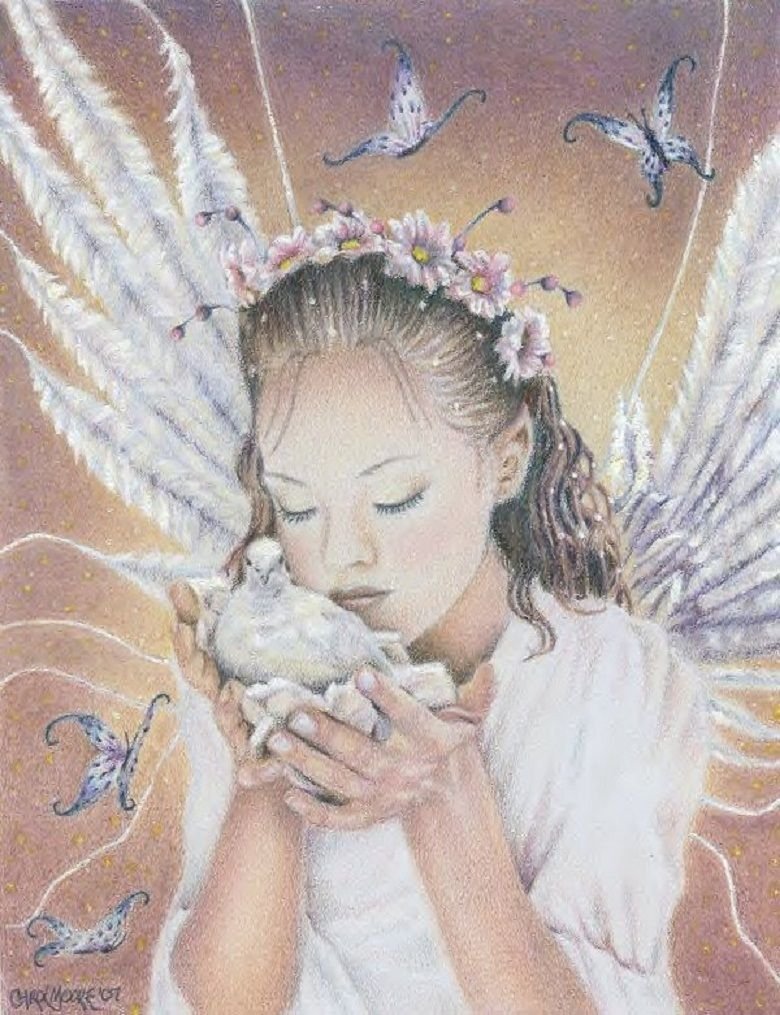 Добрые иллюстрации ангел