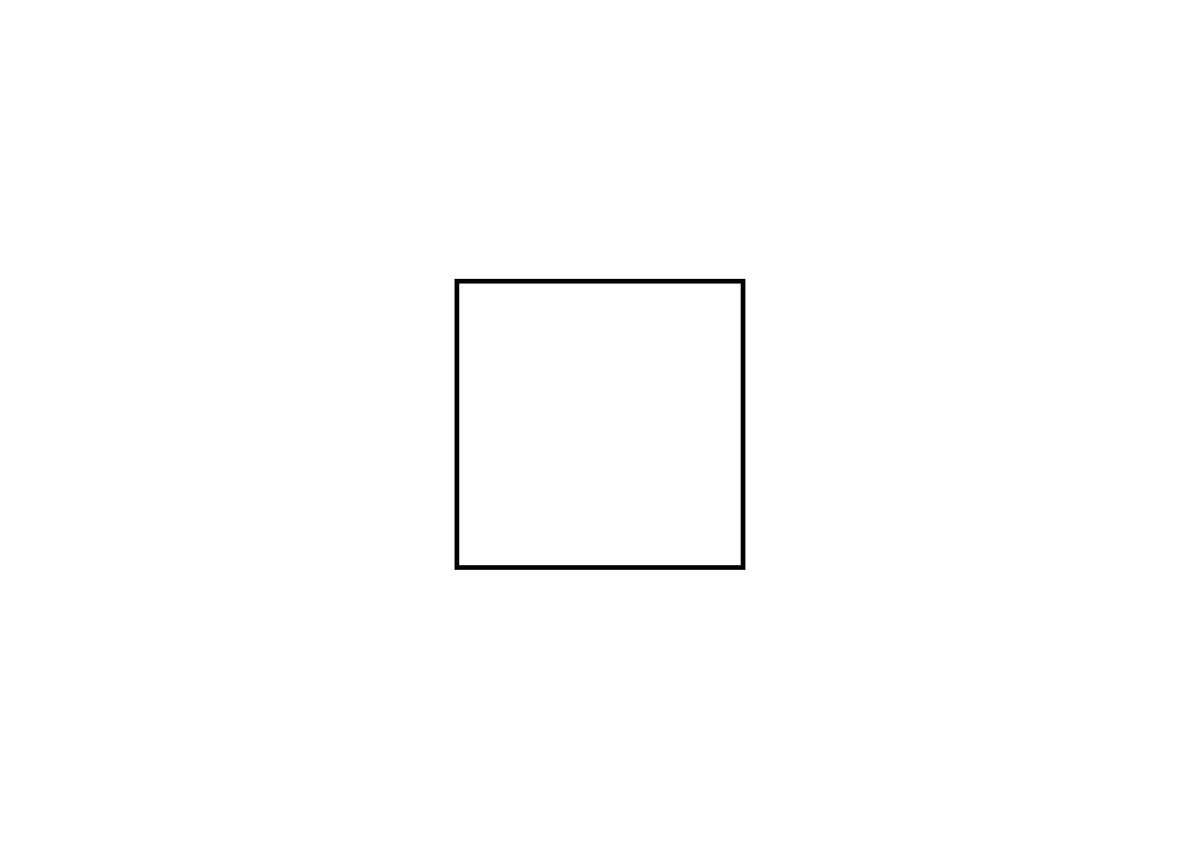 Геометрические фигуры квадрат