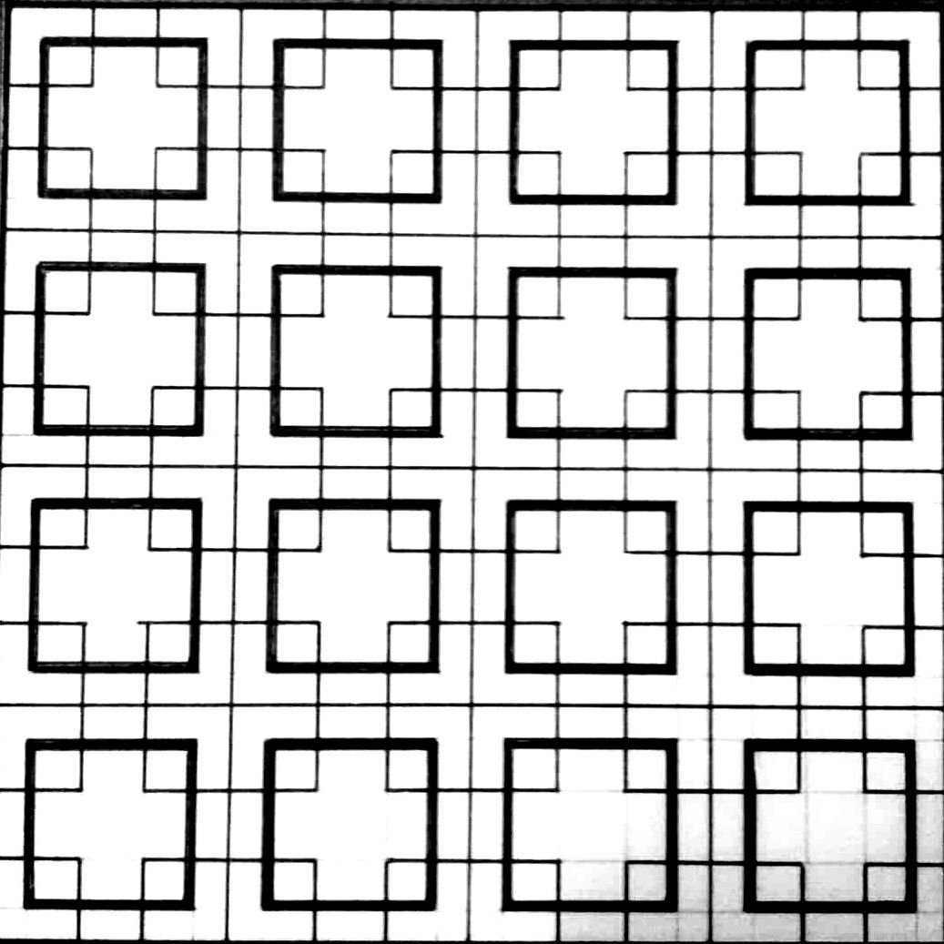 Орнамент из квадратов