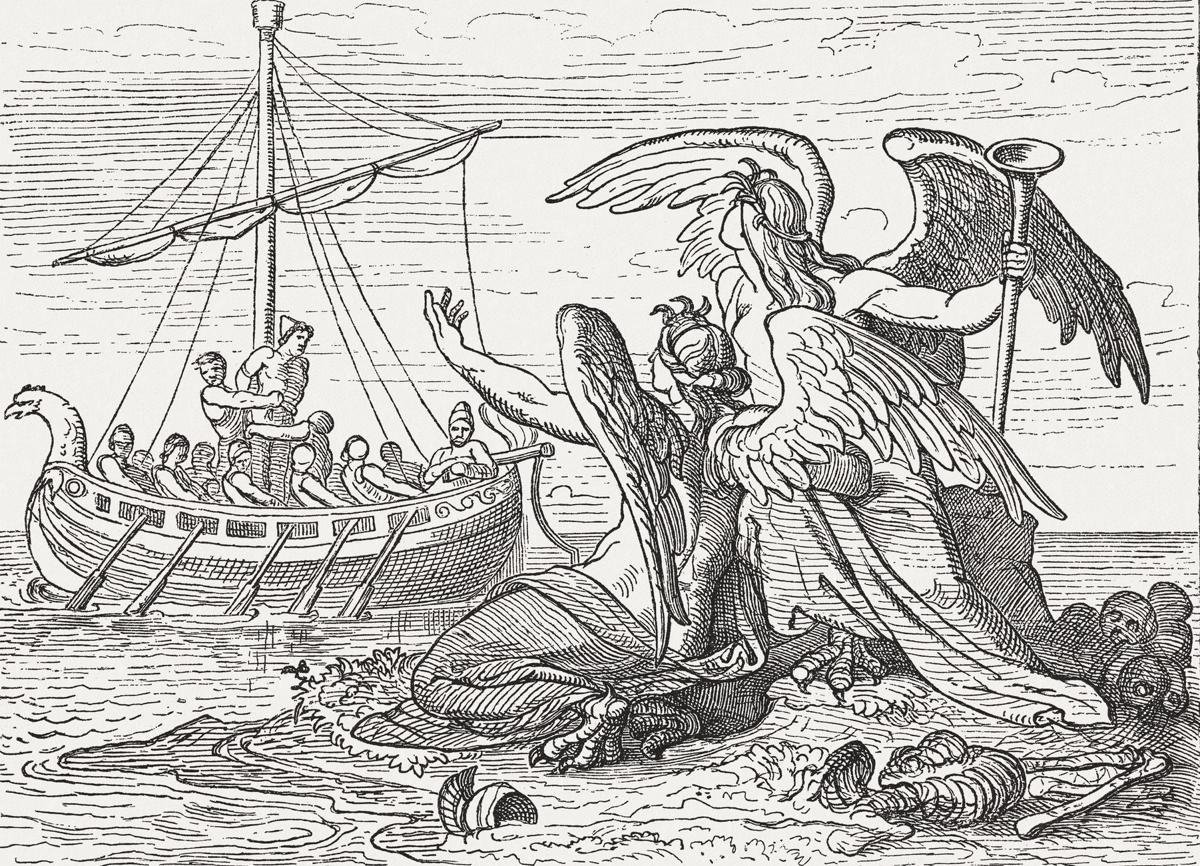 Иллюстрация к поэме Гомера Одиссея