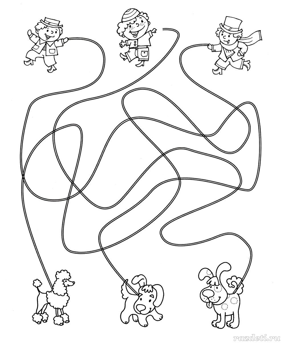 Путаница картинки для детей