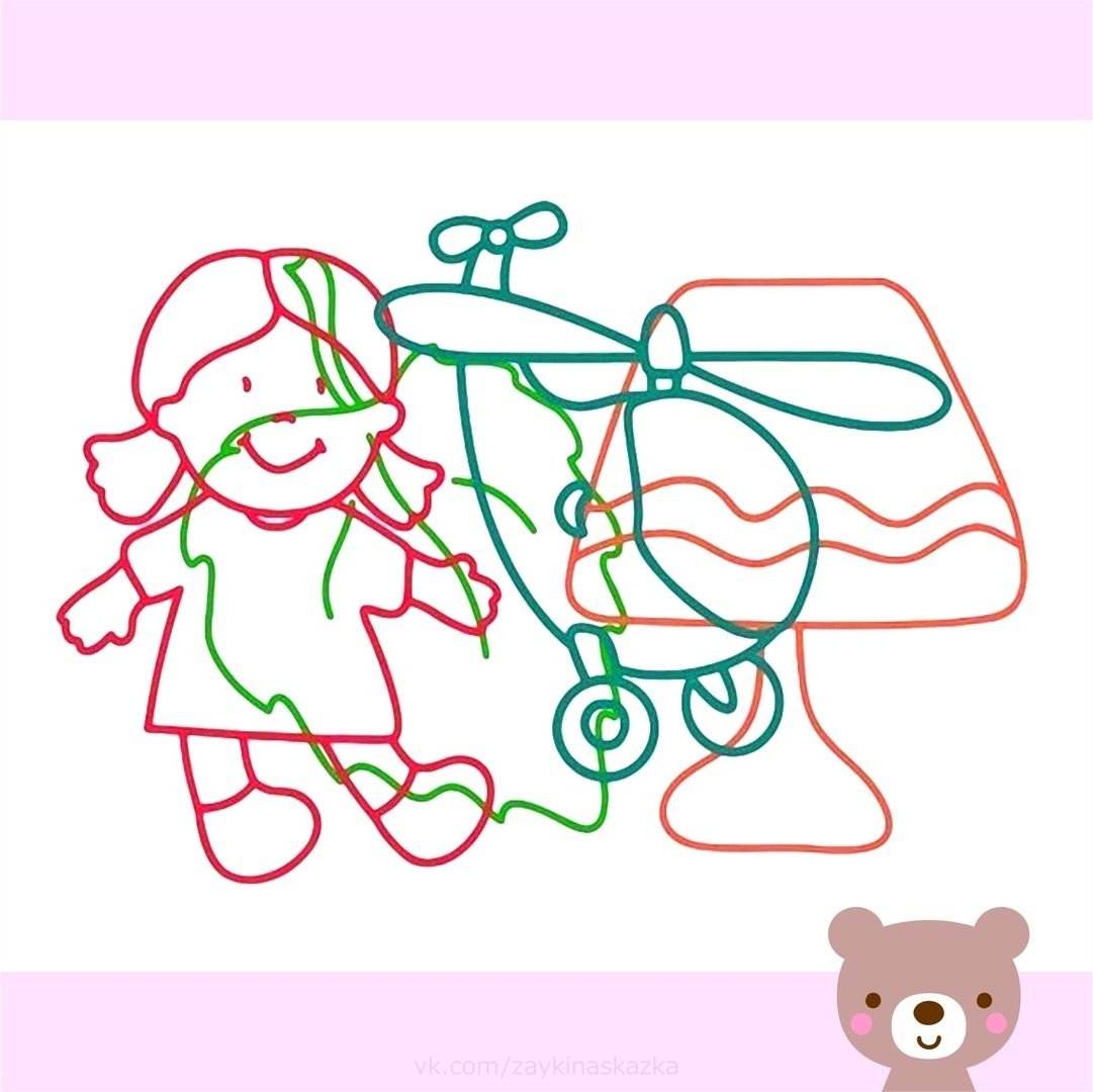 Контур животных и птиц