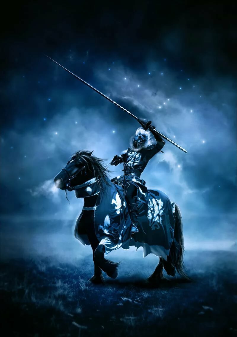 Всадник на коне