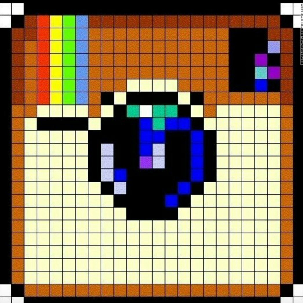 Рисунки по клеточкам Инстаграм