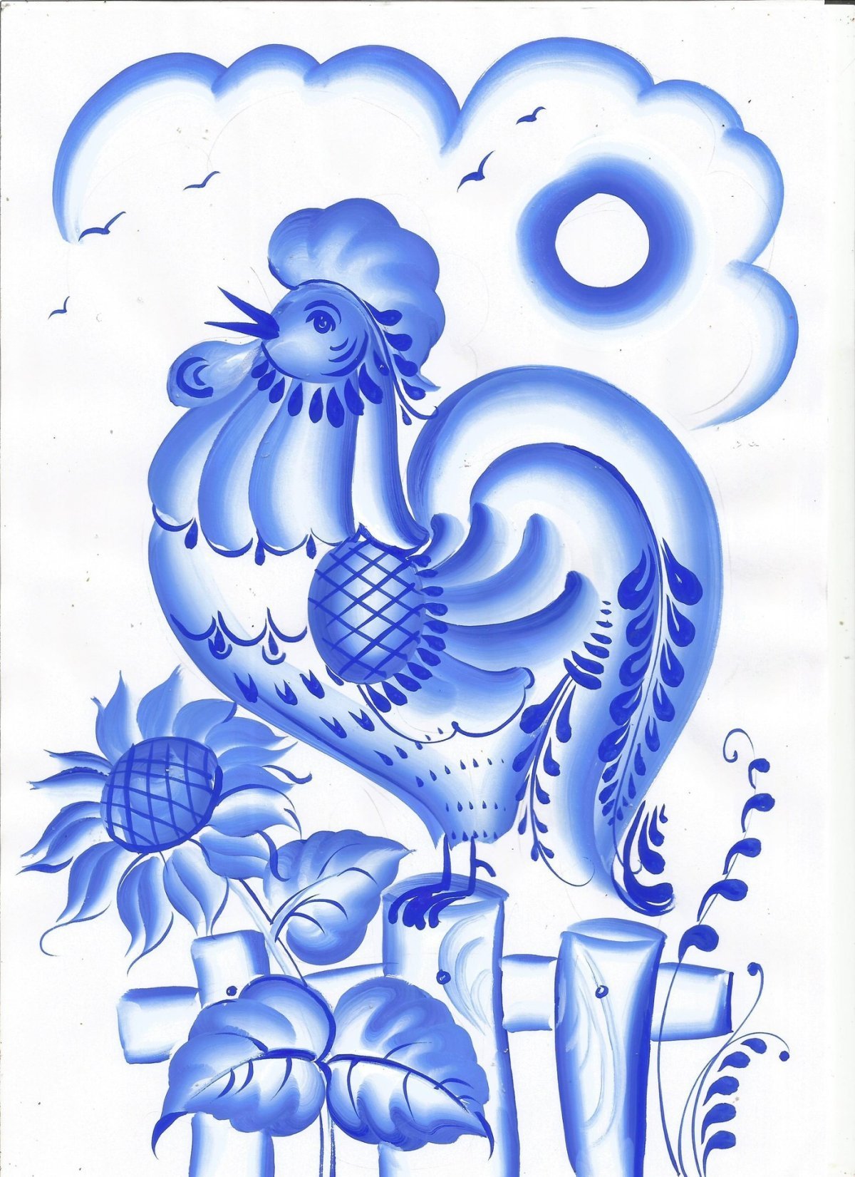 Народные промыслы Гжельская роспись