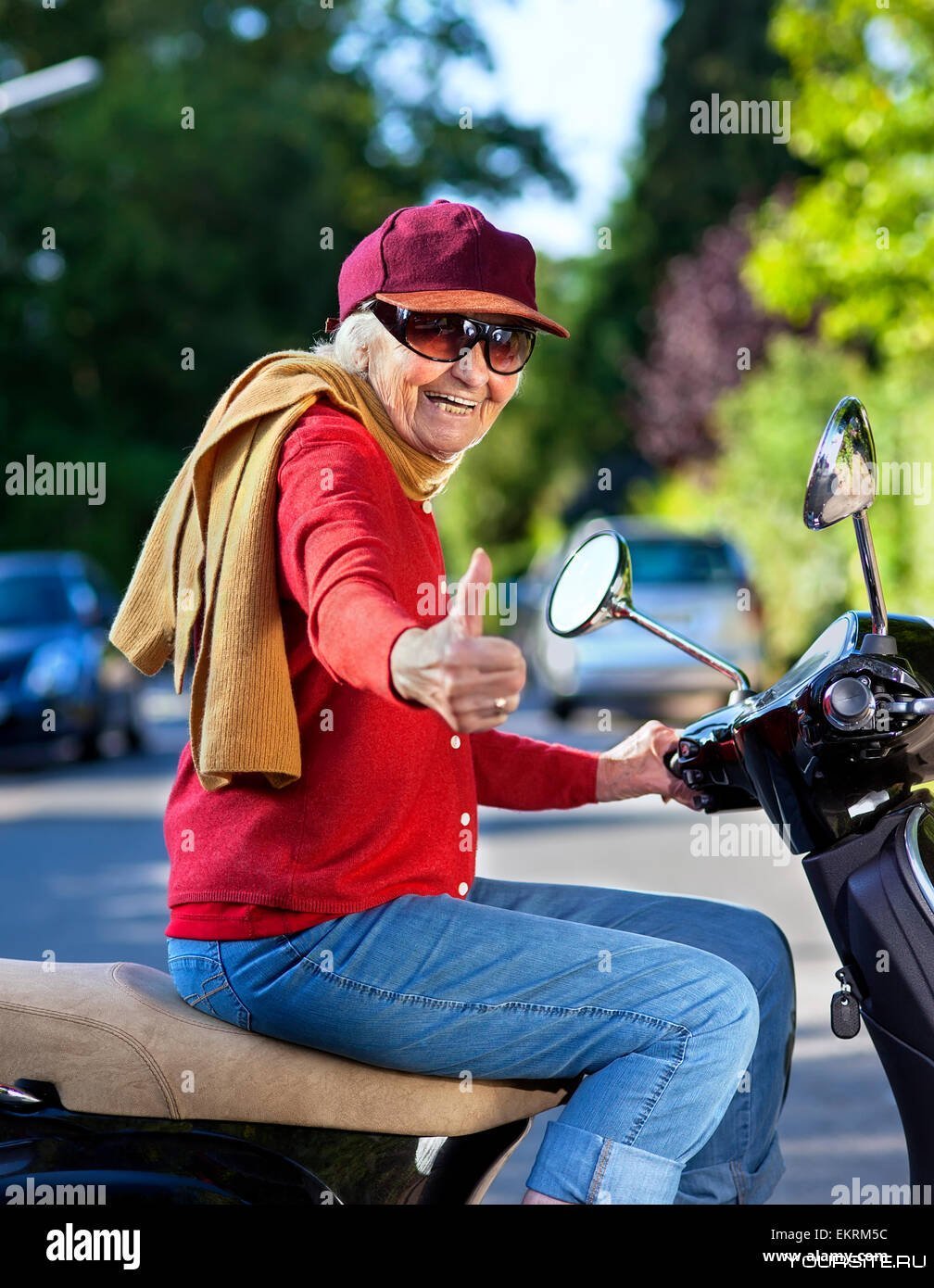 Деревенский мотоцикл