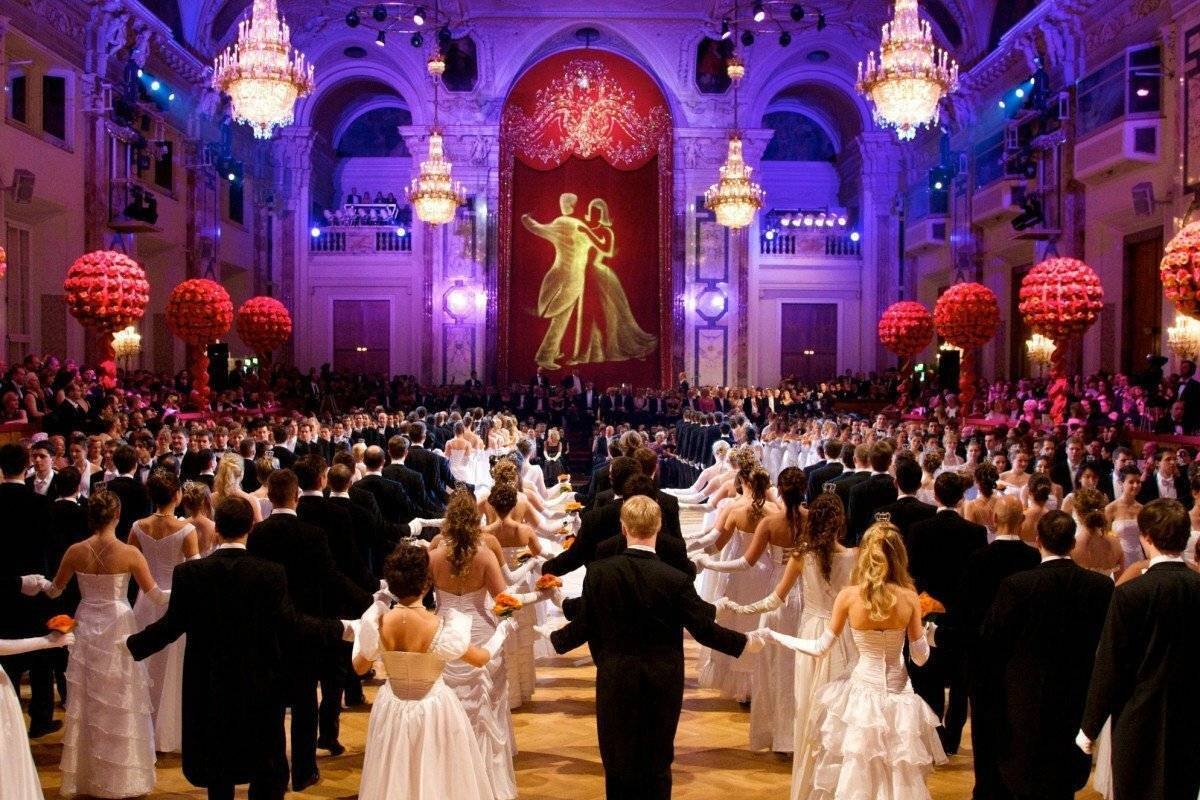 Новогодний бал акварель