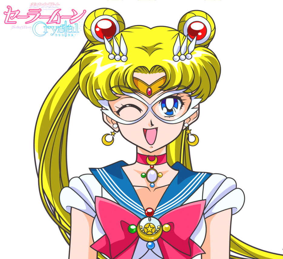 Сейлормун Sailor Moon Усаги на белом фоне