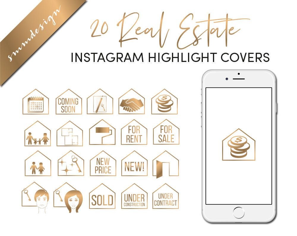 Иконки для Инстаграм недвижимость