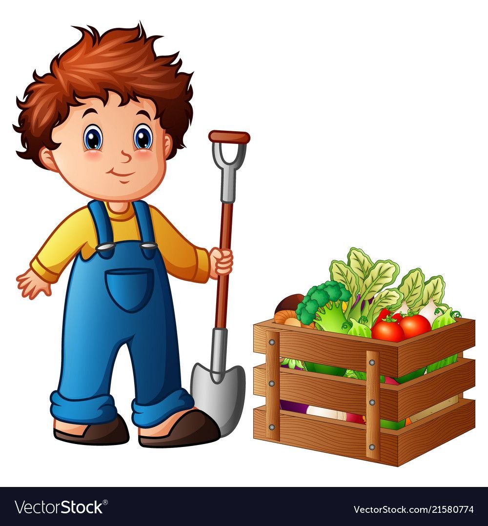 Садовник раскраска