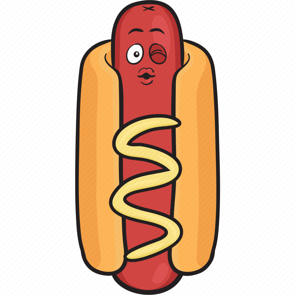 На рисование хот дог