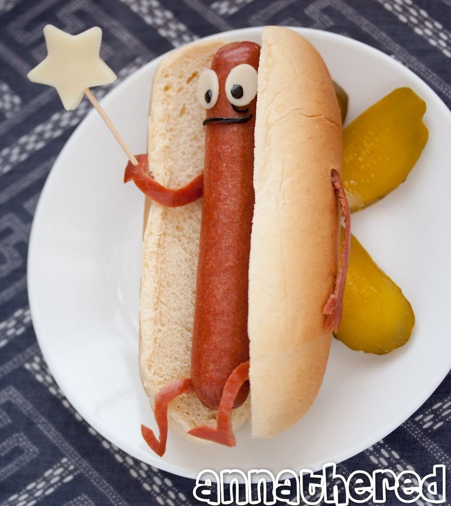 Прикольные блюда из сосисок