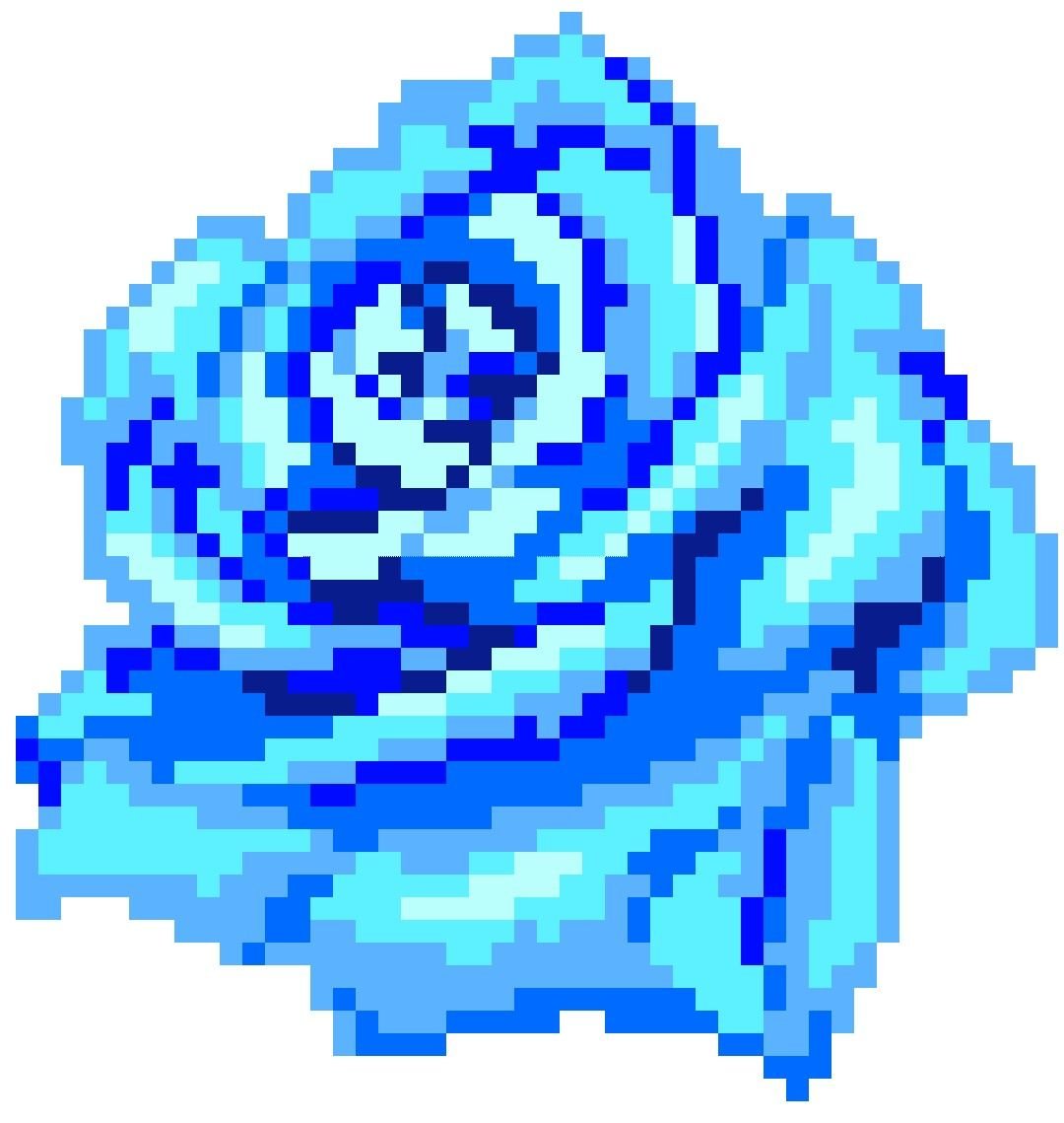 Цветок пиксель арт