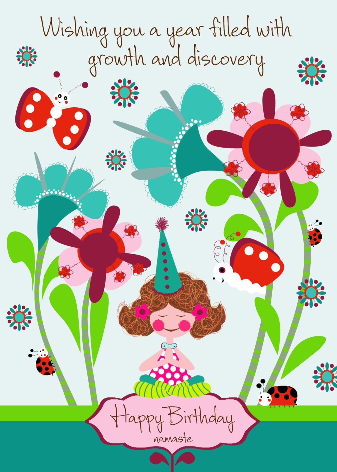 Поздравление с днём рождения йога женщине