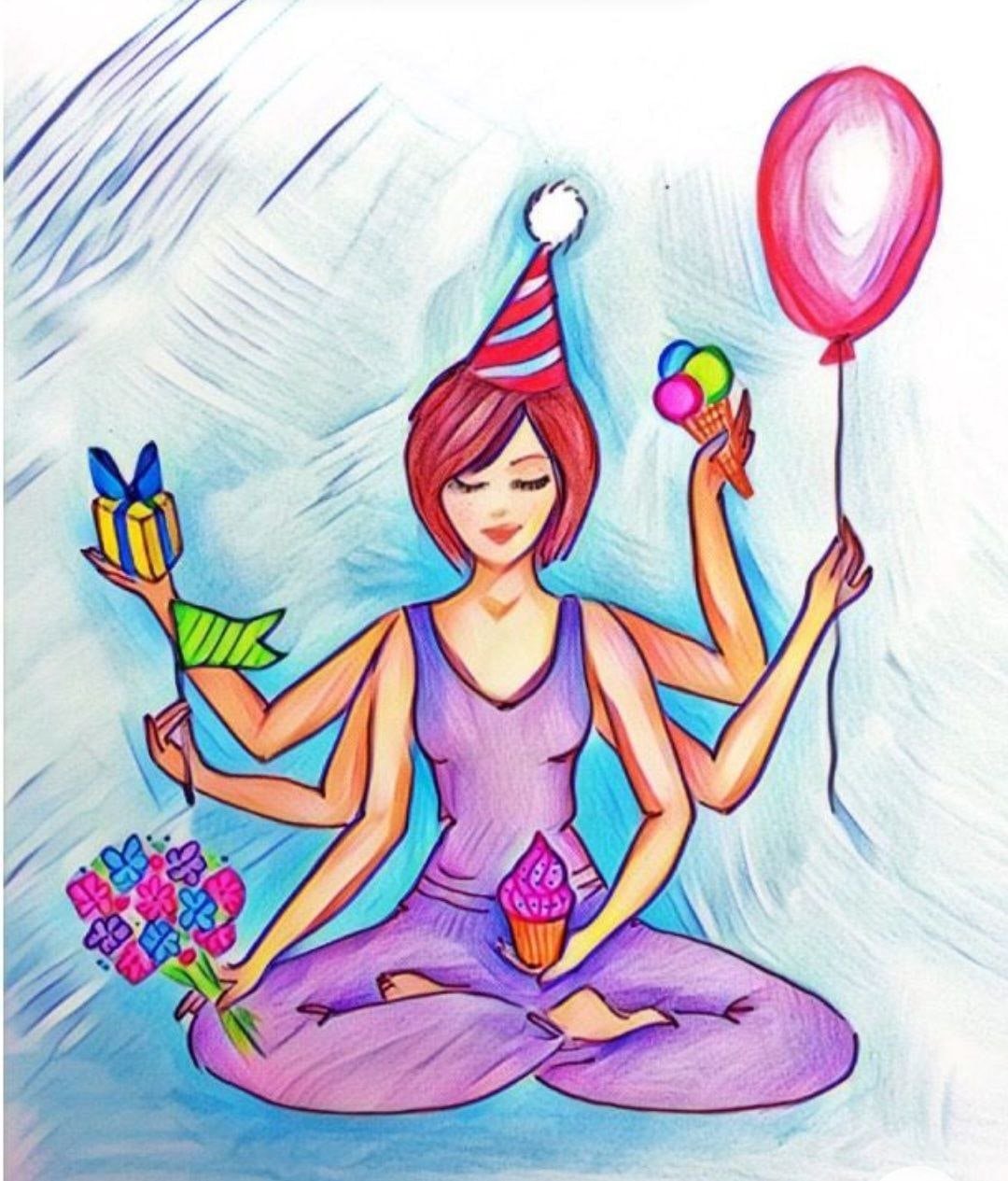 С днем рождения йогиня