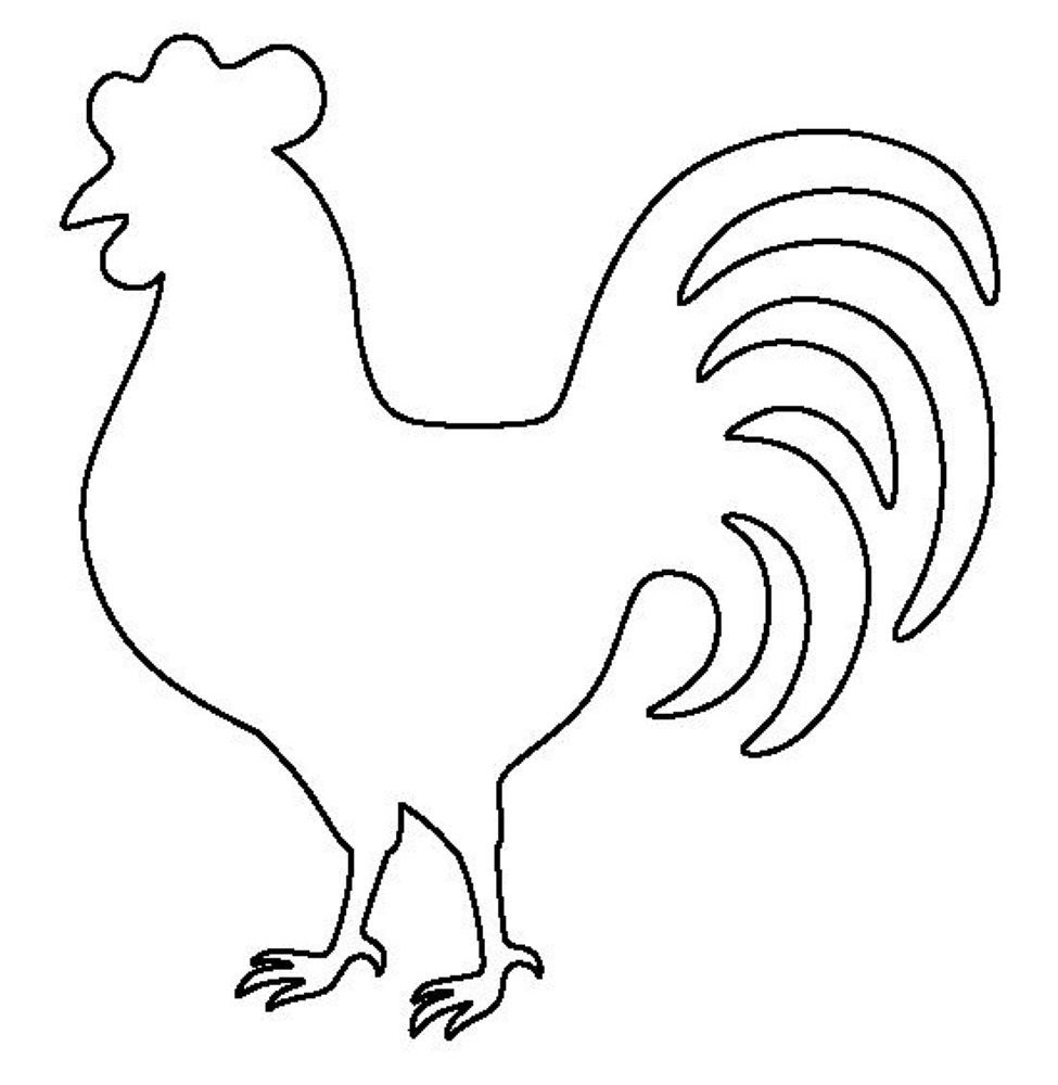 Нарисовать петуха Хороз