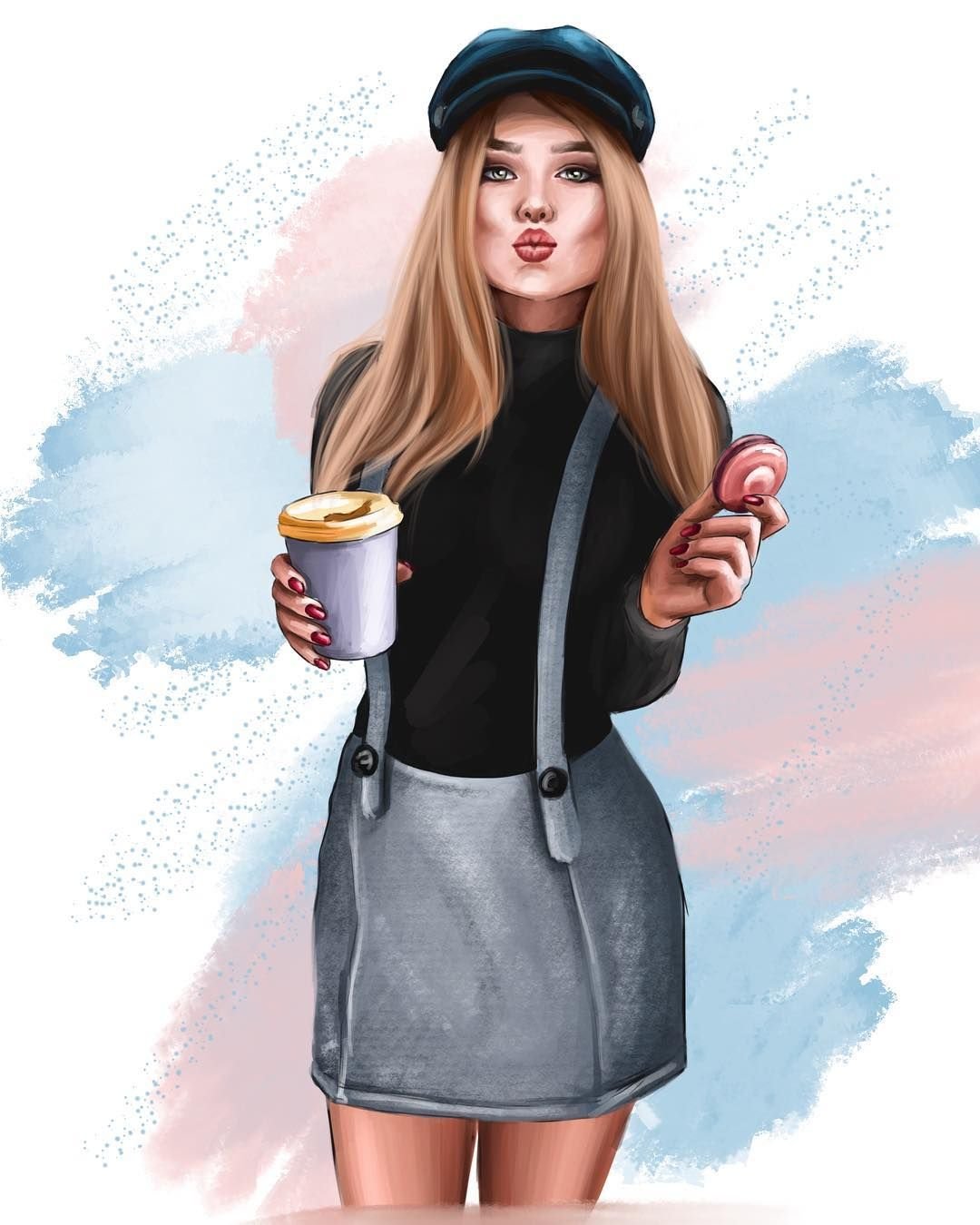 Девушка иллюстрация