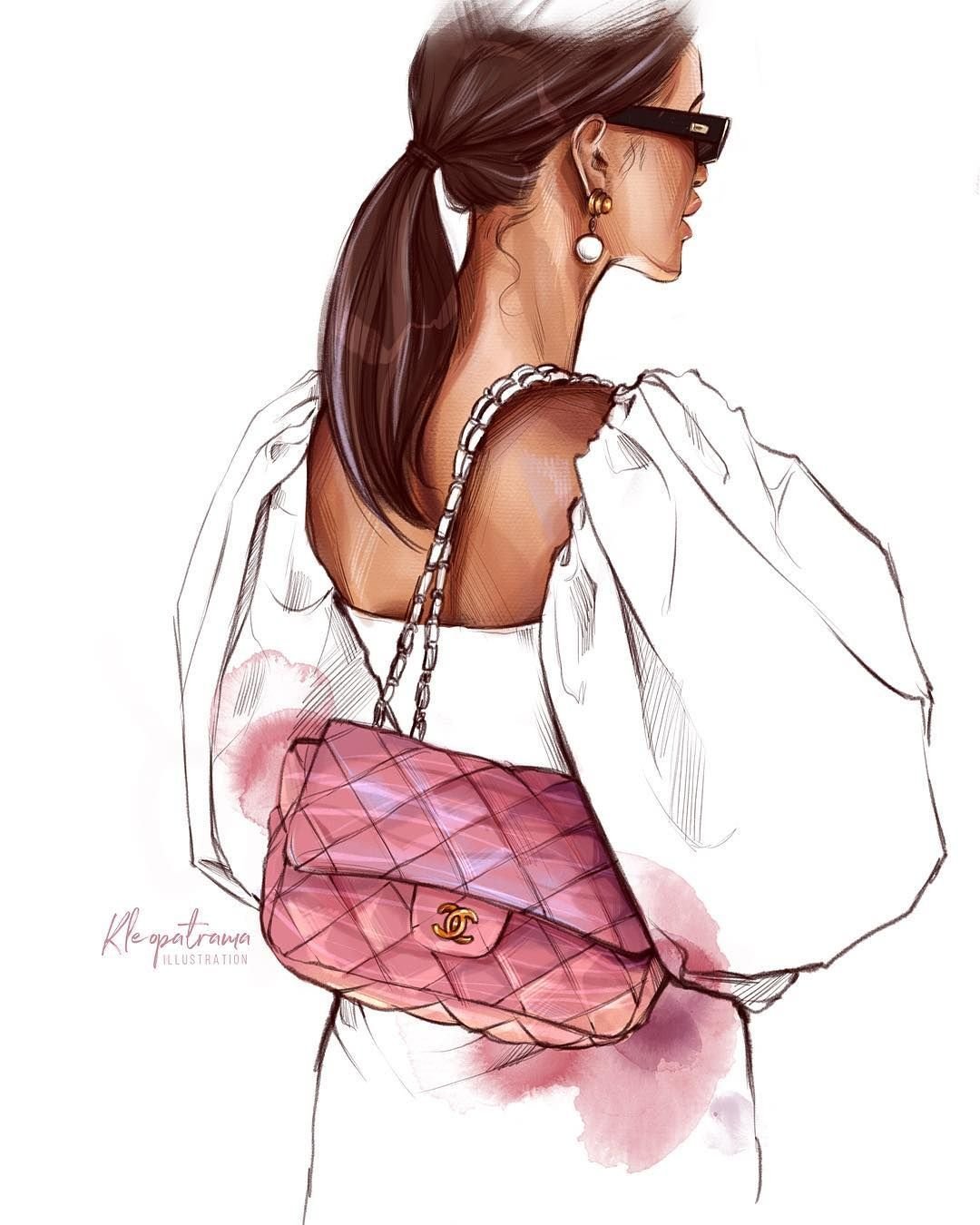 Стильный красивый рисунок