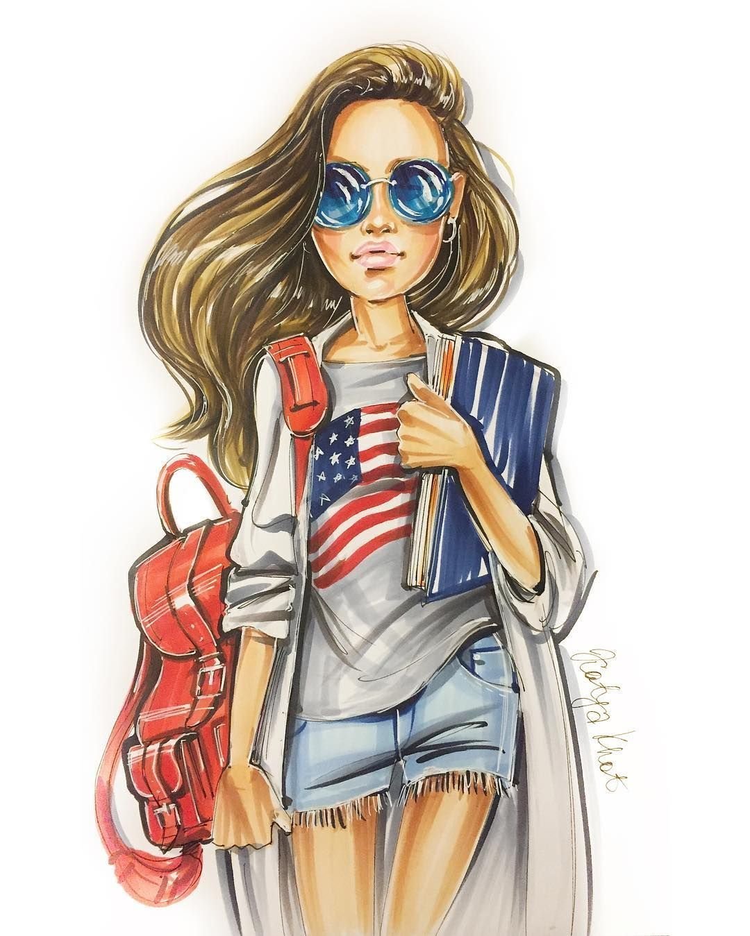 Модные рисунки