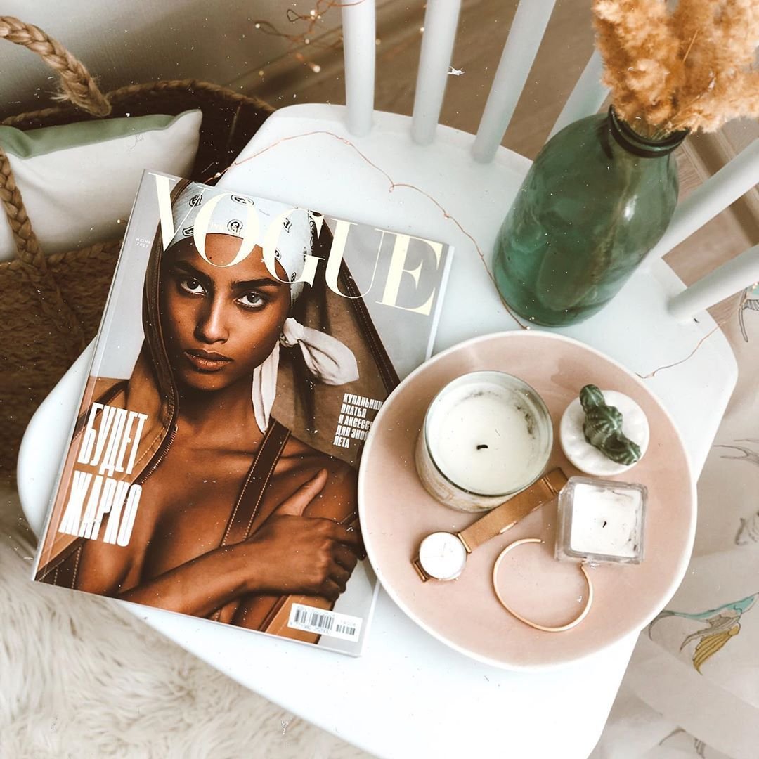 Раскладка журнала Vogue