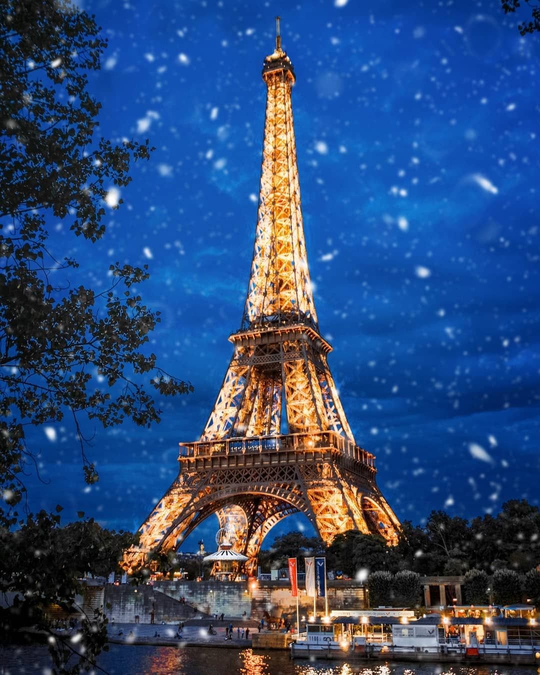 Эйфелева башня Париж Весна