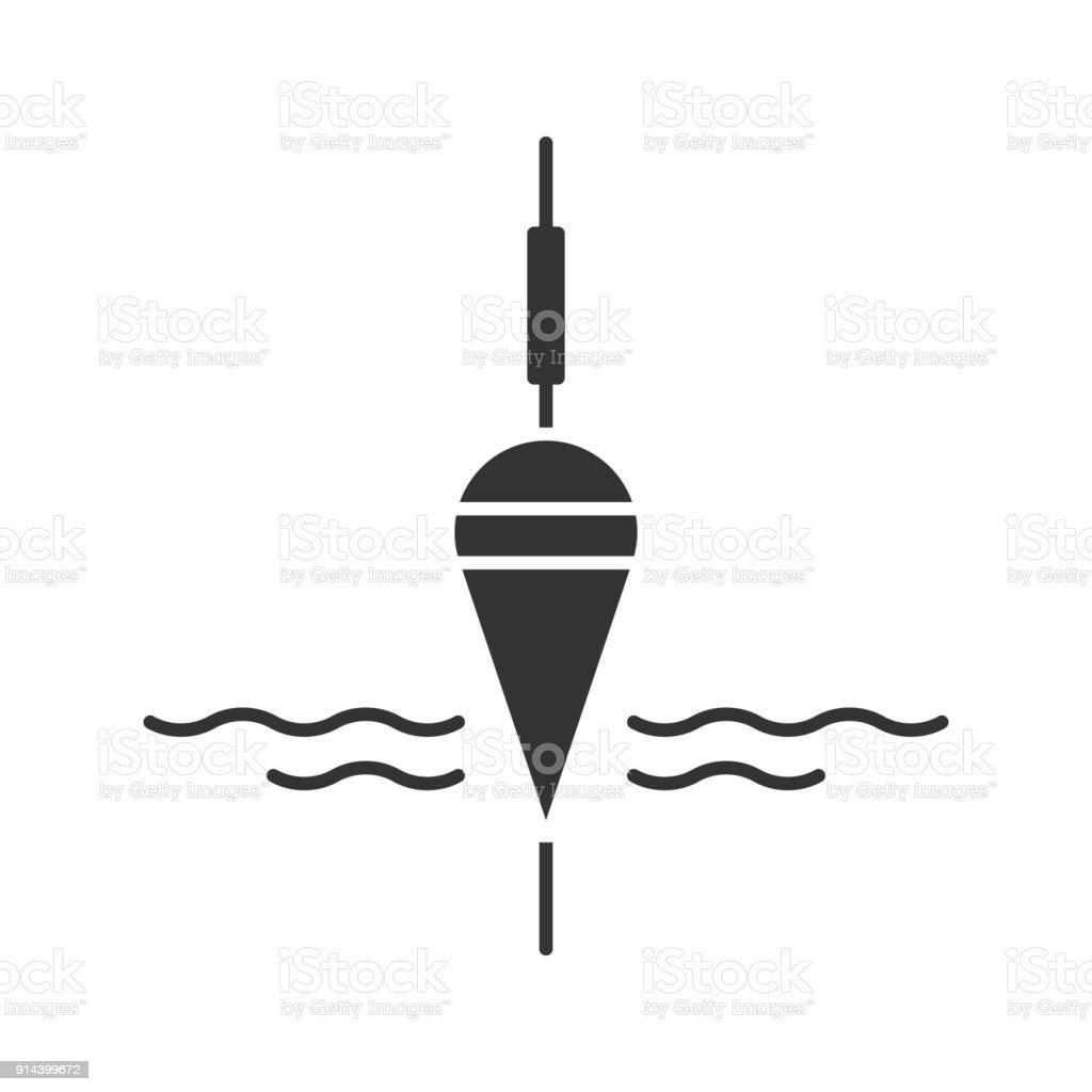 Поплавок силуэт