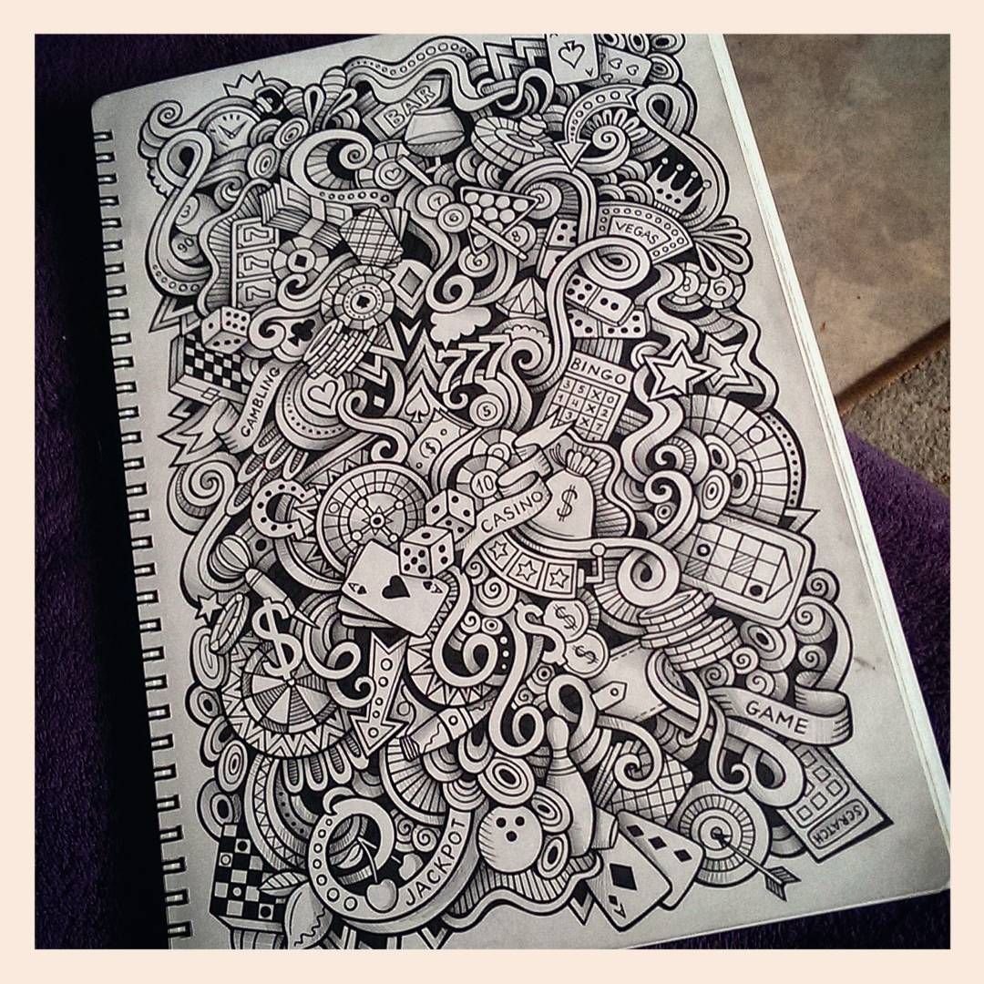 Дудл стиль тату