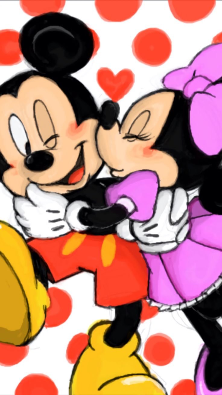 Поцелуй мультяшный