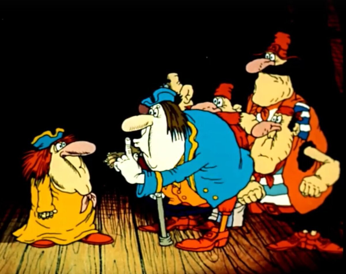 Остров сокровищ мультфильм 1988 герои