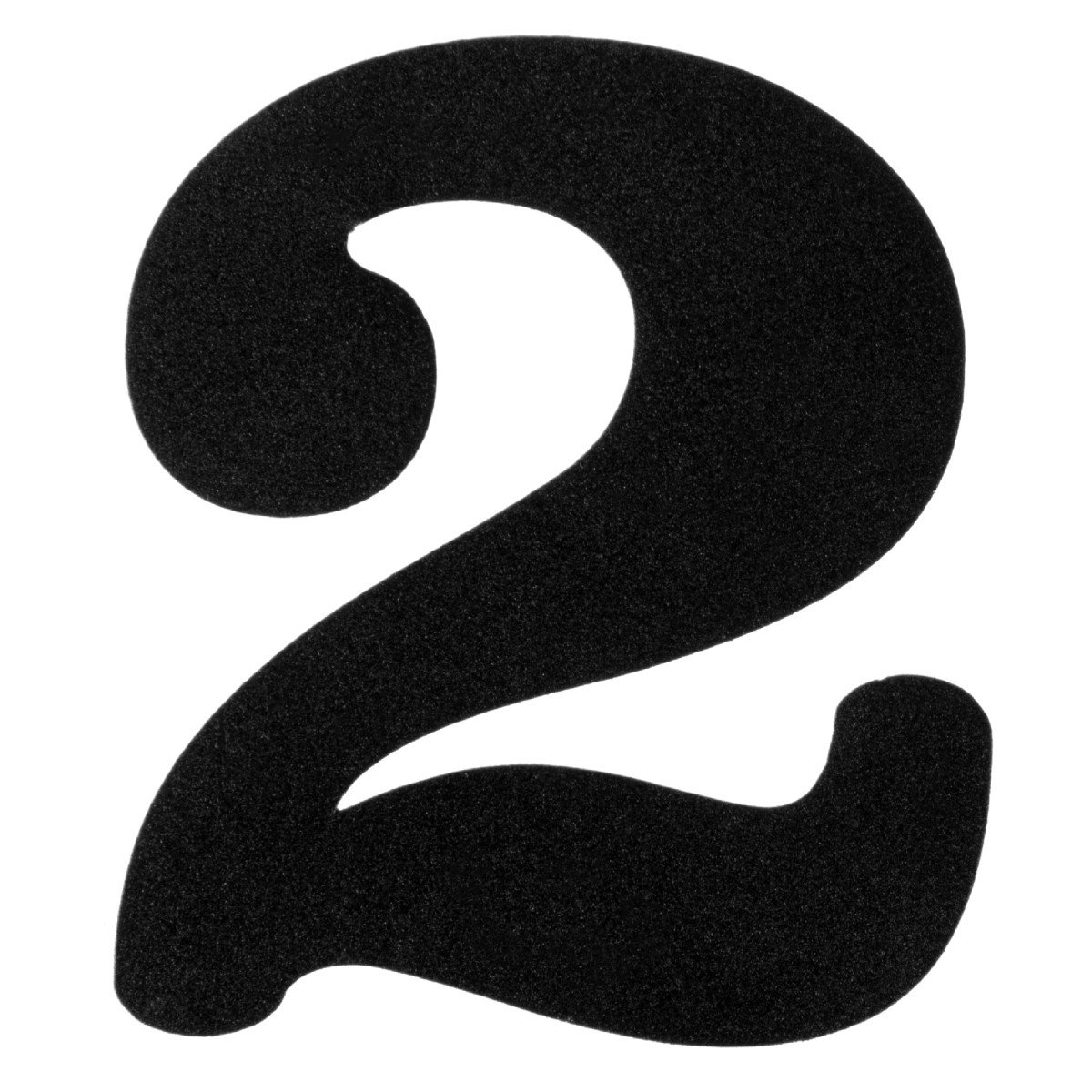 Цифра DUCKANDDOG маленькая 70х65 мм сталь цвет черный