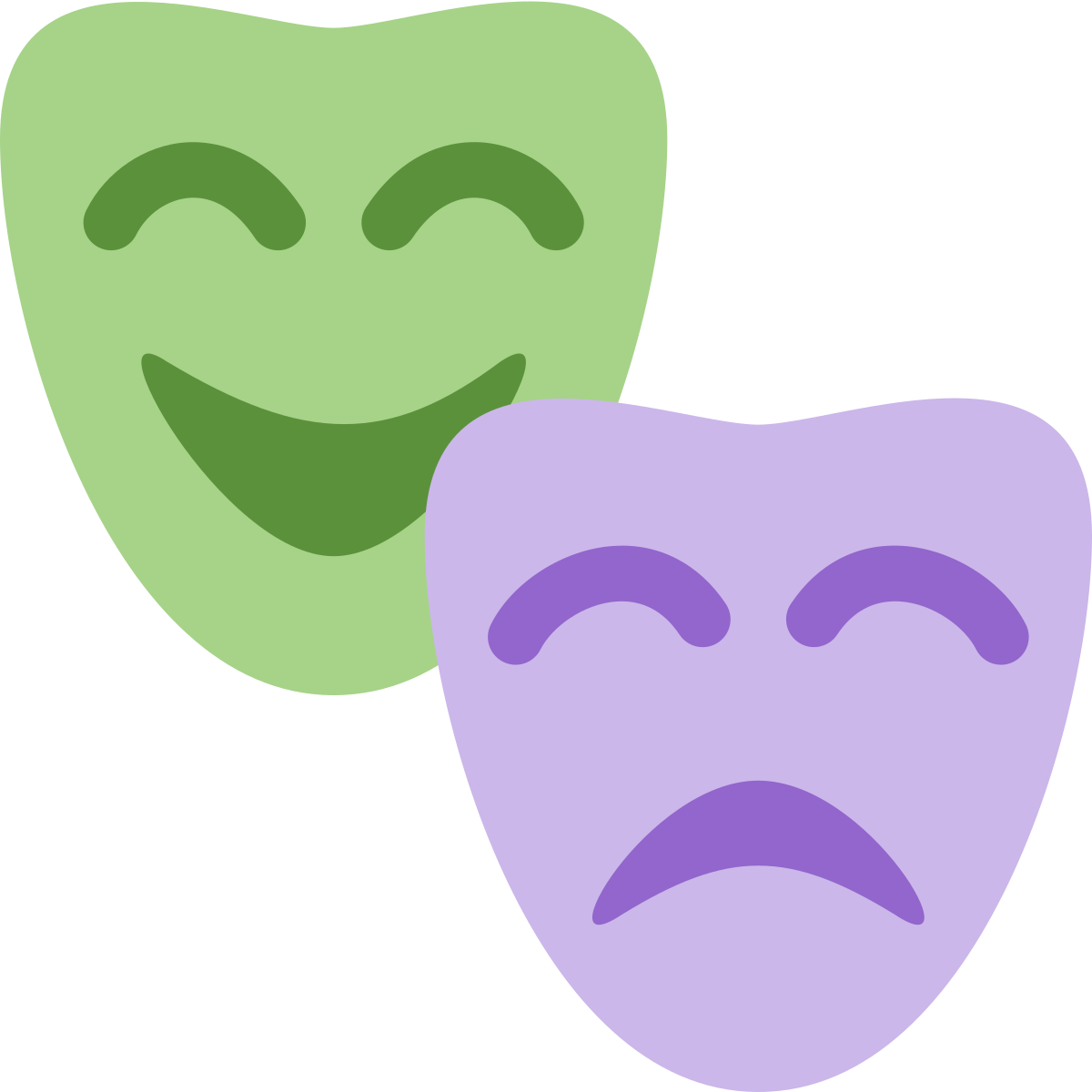 Театральные маски эмодзи