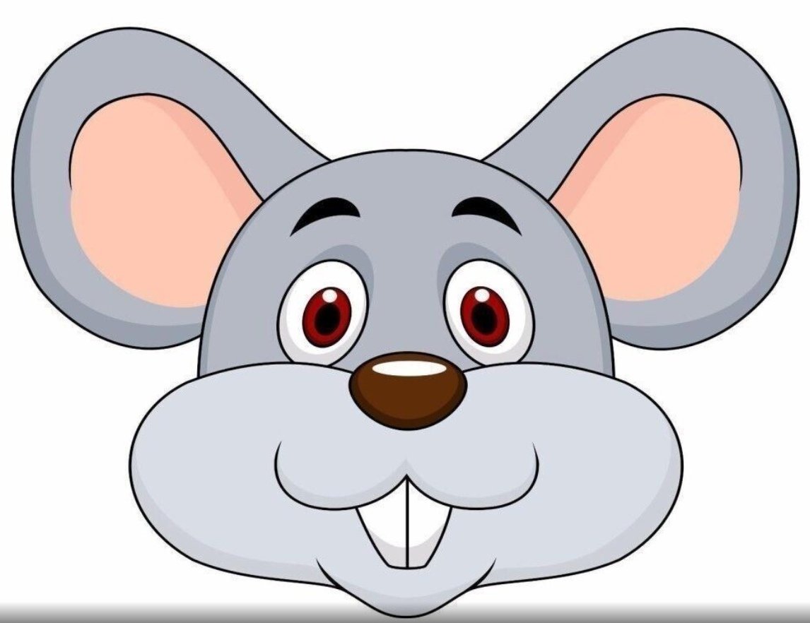 Маска мышки для детей