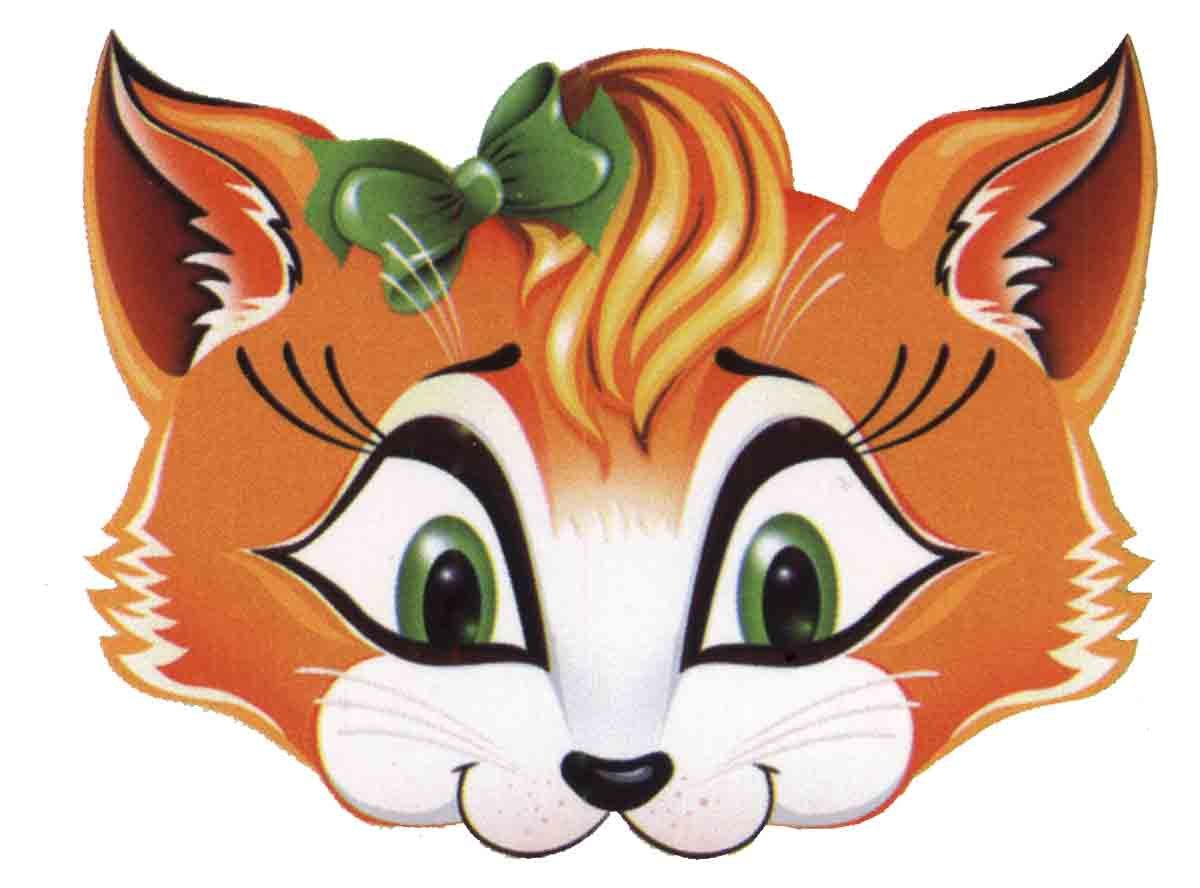 Маска лисы для детей