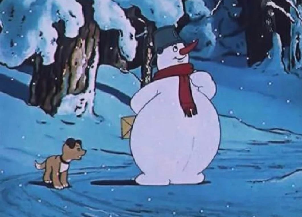 Снеговик-почтовик мультфильм 1955