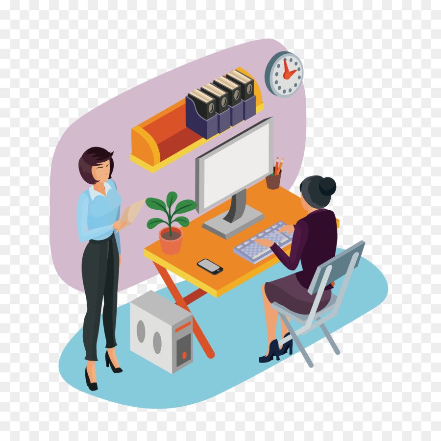 Мультяшный офис