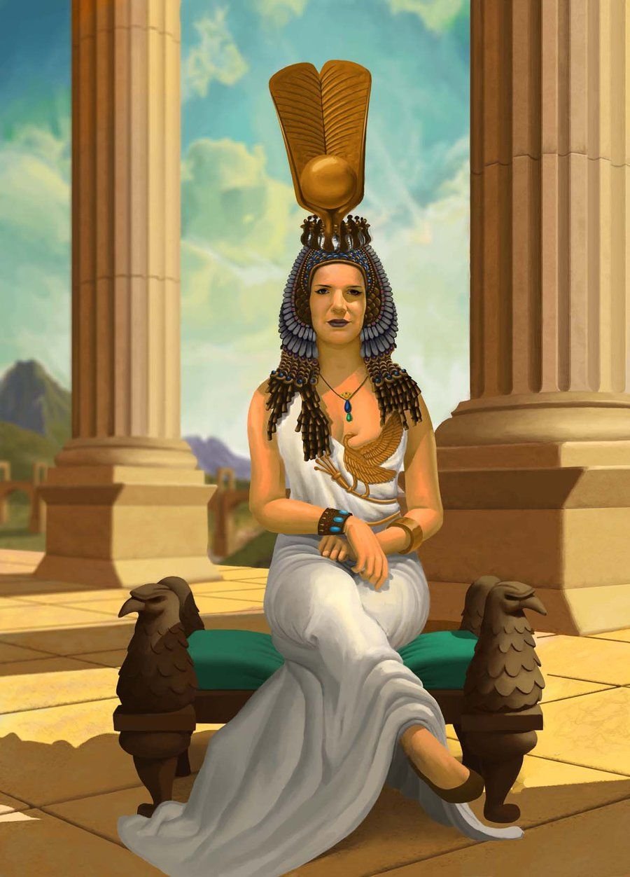 Дама на троне