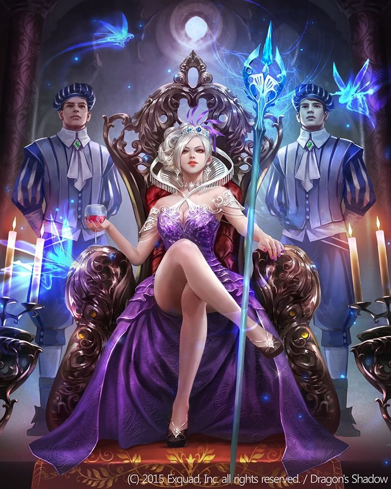 Лилит Королева суккубов на троне