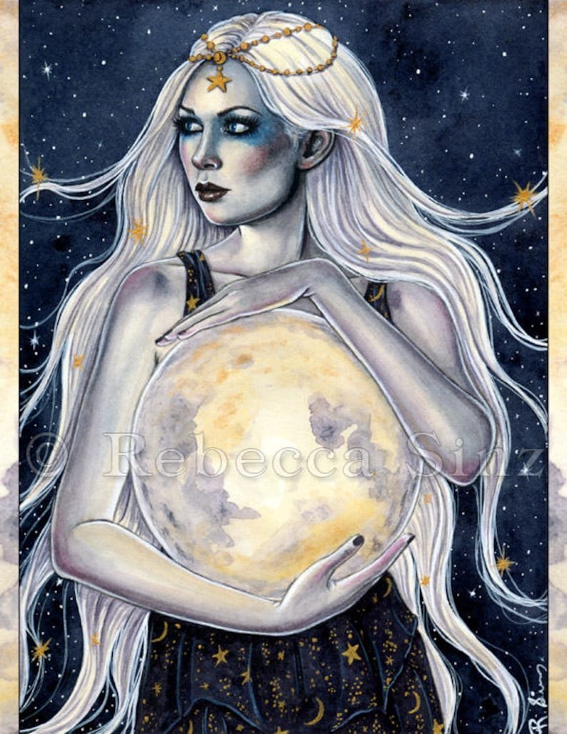 Богиня звезд арт