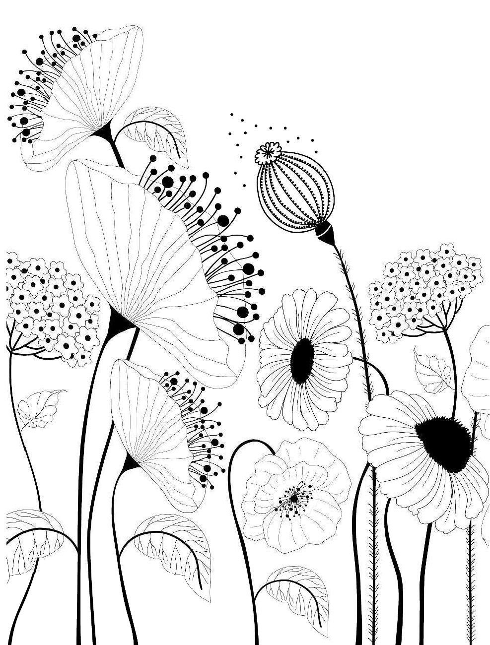 Стилизовать цветок