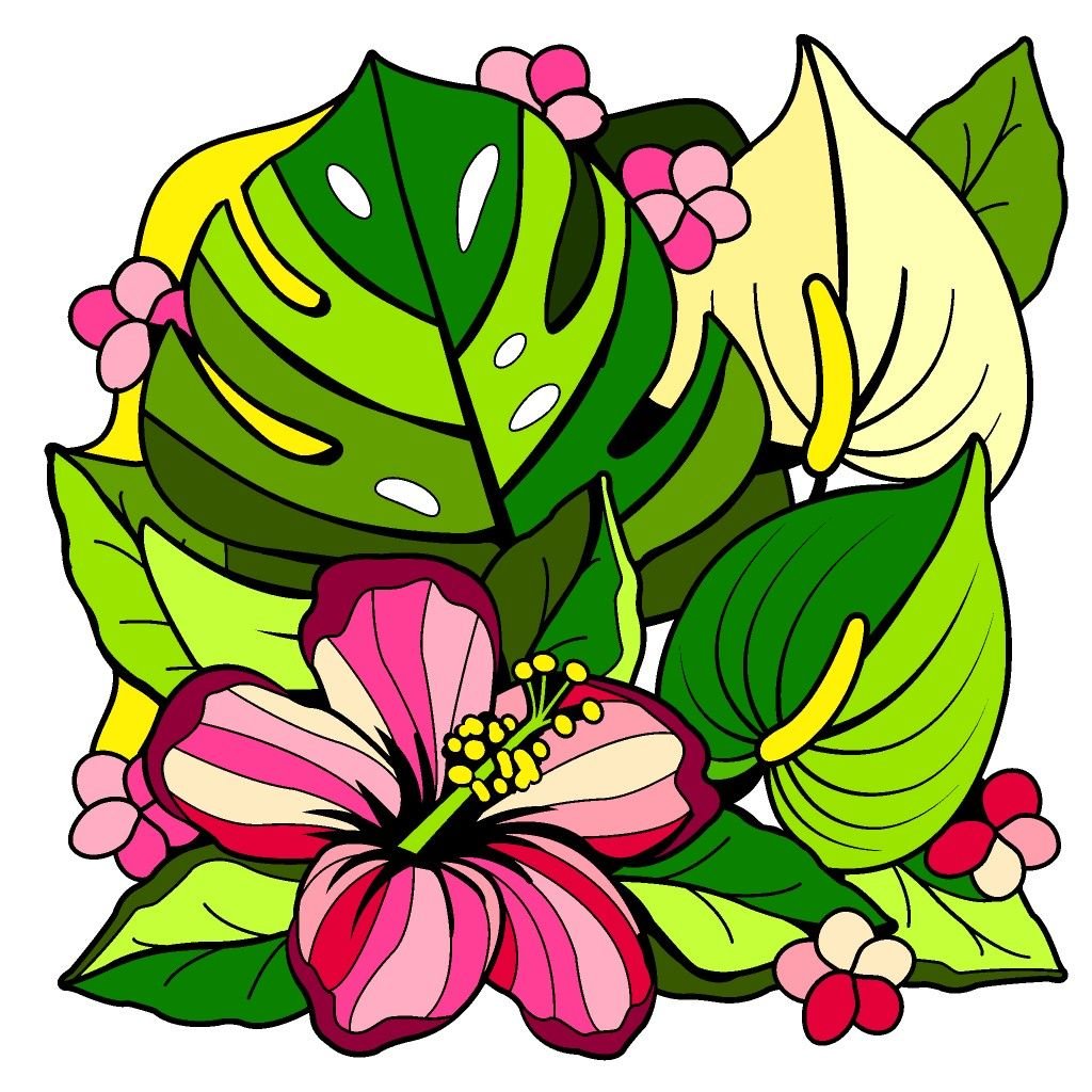 Стилизованные полевые цветы