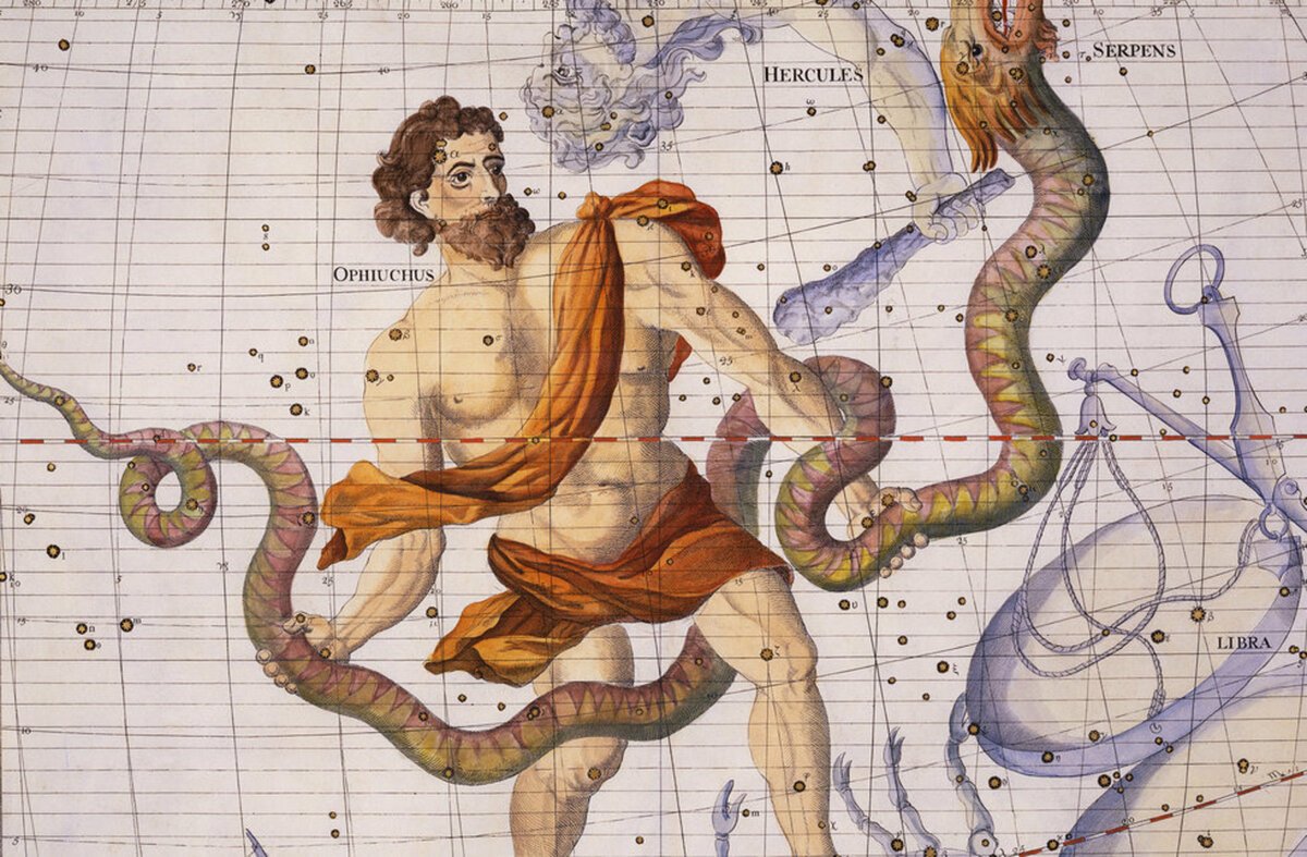 Созвездие змея и Змееносец