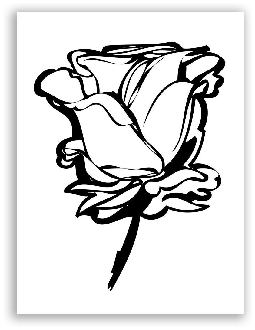 Букет невесты раскраска