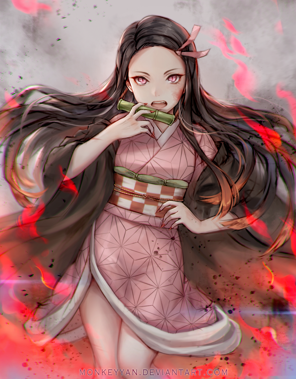 Demon Slayer аниме nezuko