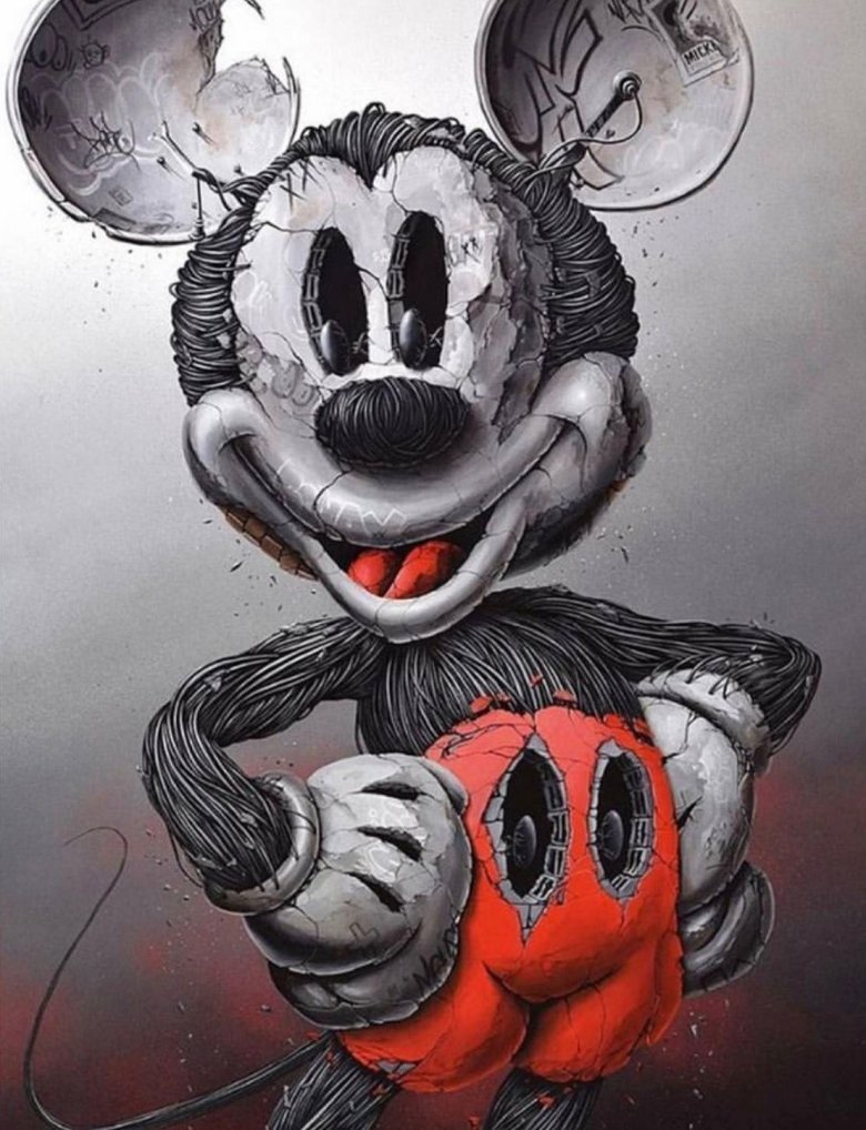 Череп Микки Мауса