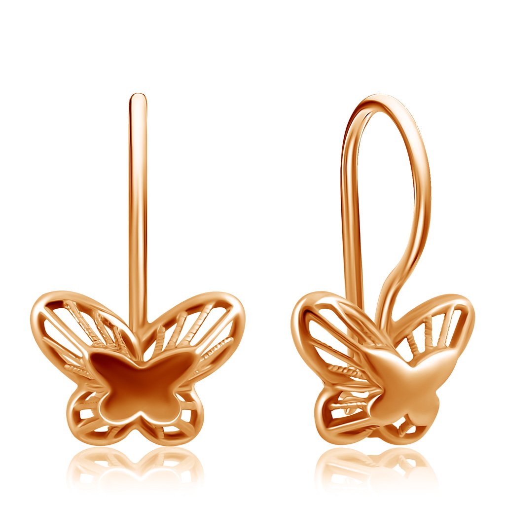 Золотые сережки Бронницкий ювелир