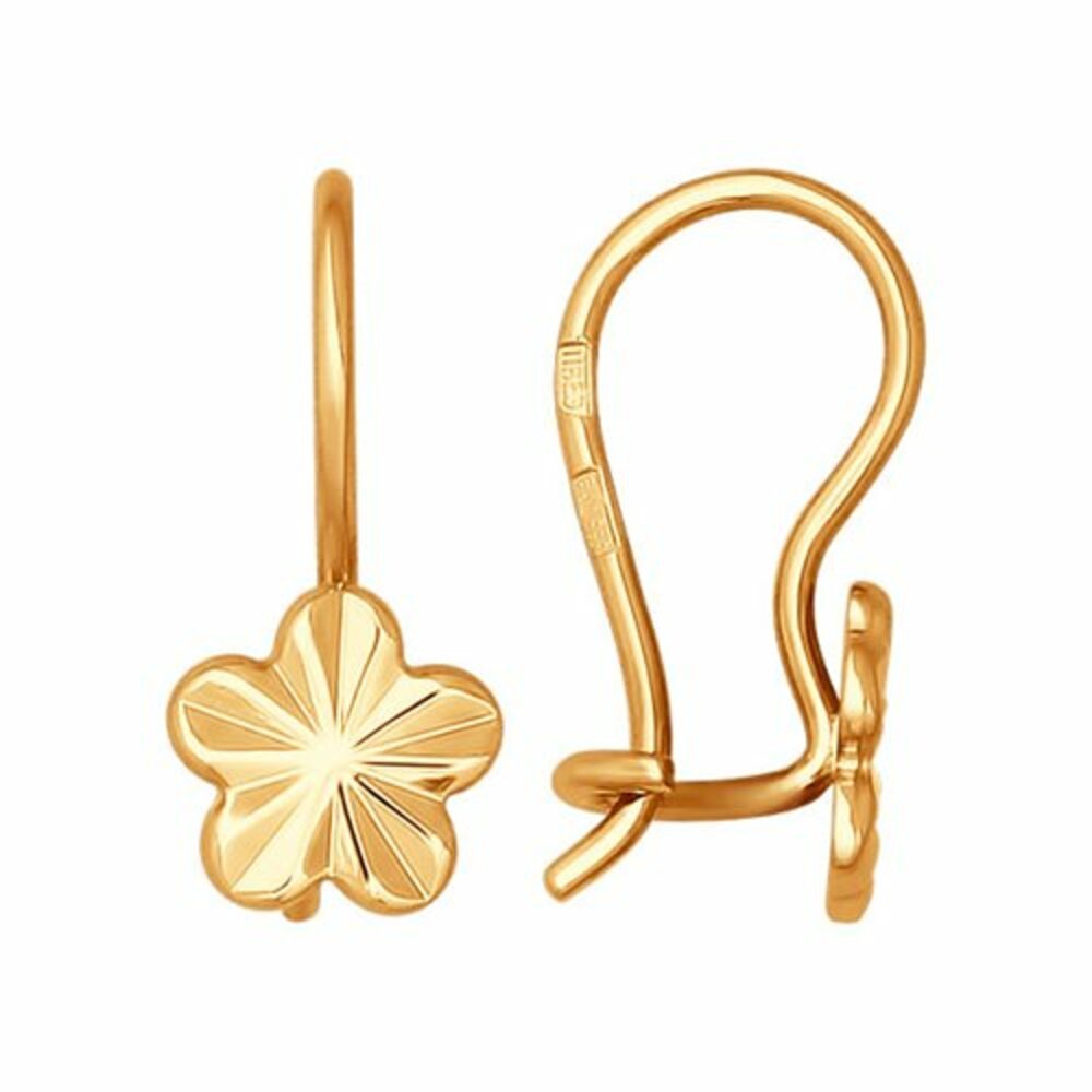 SOKOLOV золотые детские серьги 024387