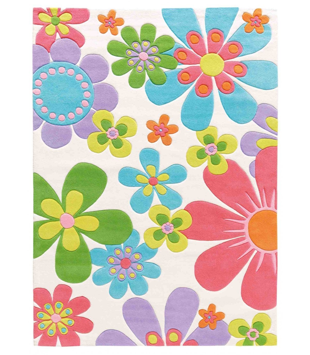 Ковер детский цветы